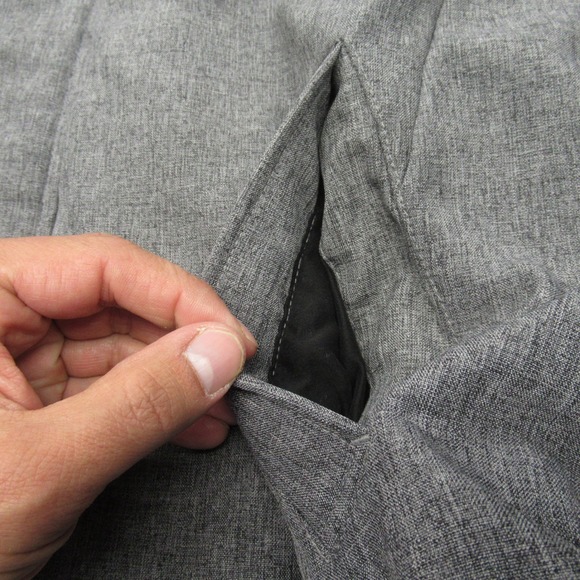 Levis Jacket Men Large Gray Sherpa Lined Water Resistant Hooded Full Zip Trucker - Picture 7 of 15